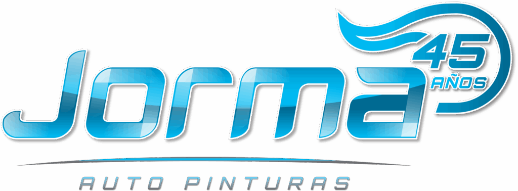 Logo 45 aniversario de Autopinturas Jorma
