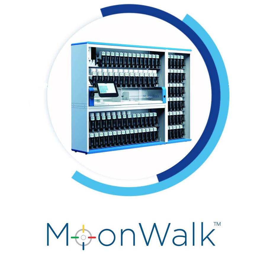 Icono del sistema Moonwalk, perteneciente al sistema PPG LINQ que Autopinturas jorma vende en MAdrid.