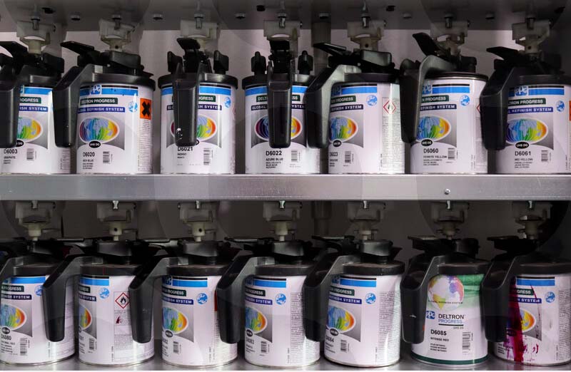 sistema deltron progress de ppg que distribuye autopinturas jorma