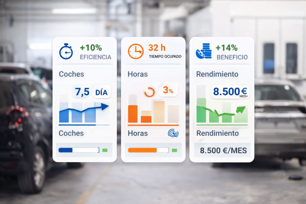 Kpis del taller de carrocería