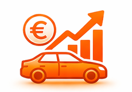 Logo de Rentabilidad del taller de carrocería